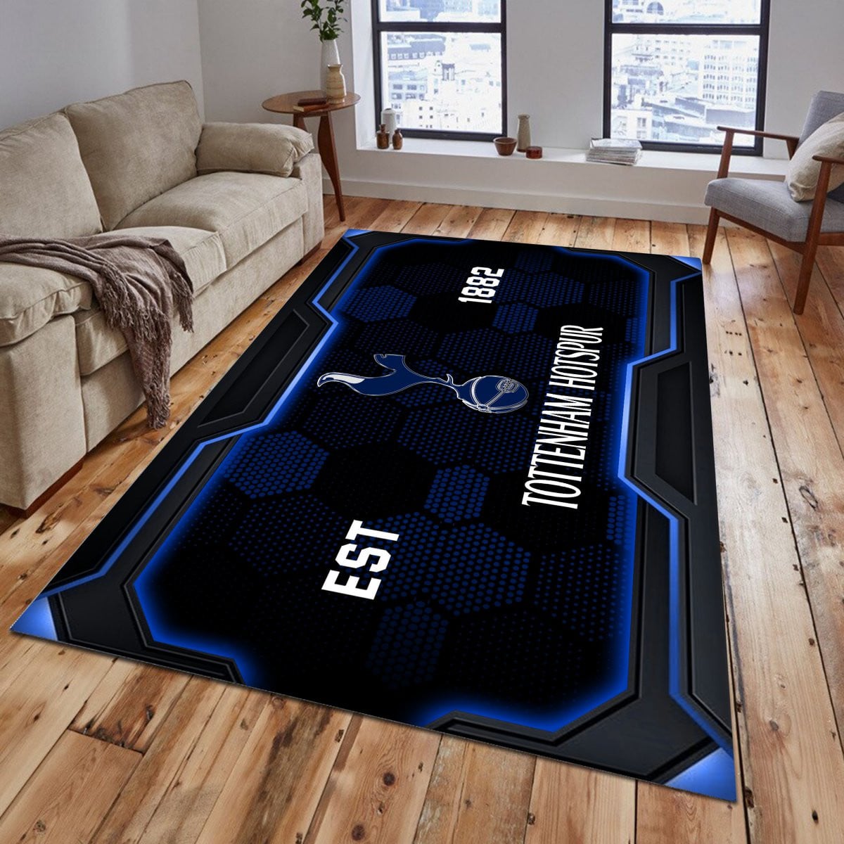 Tottenham Hotspur Rug - Premier League Rug 2
