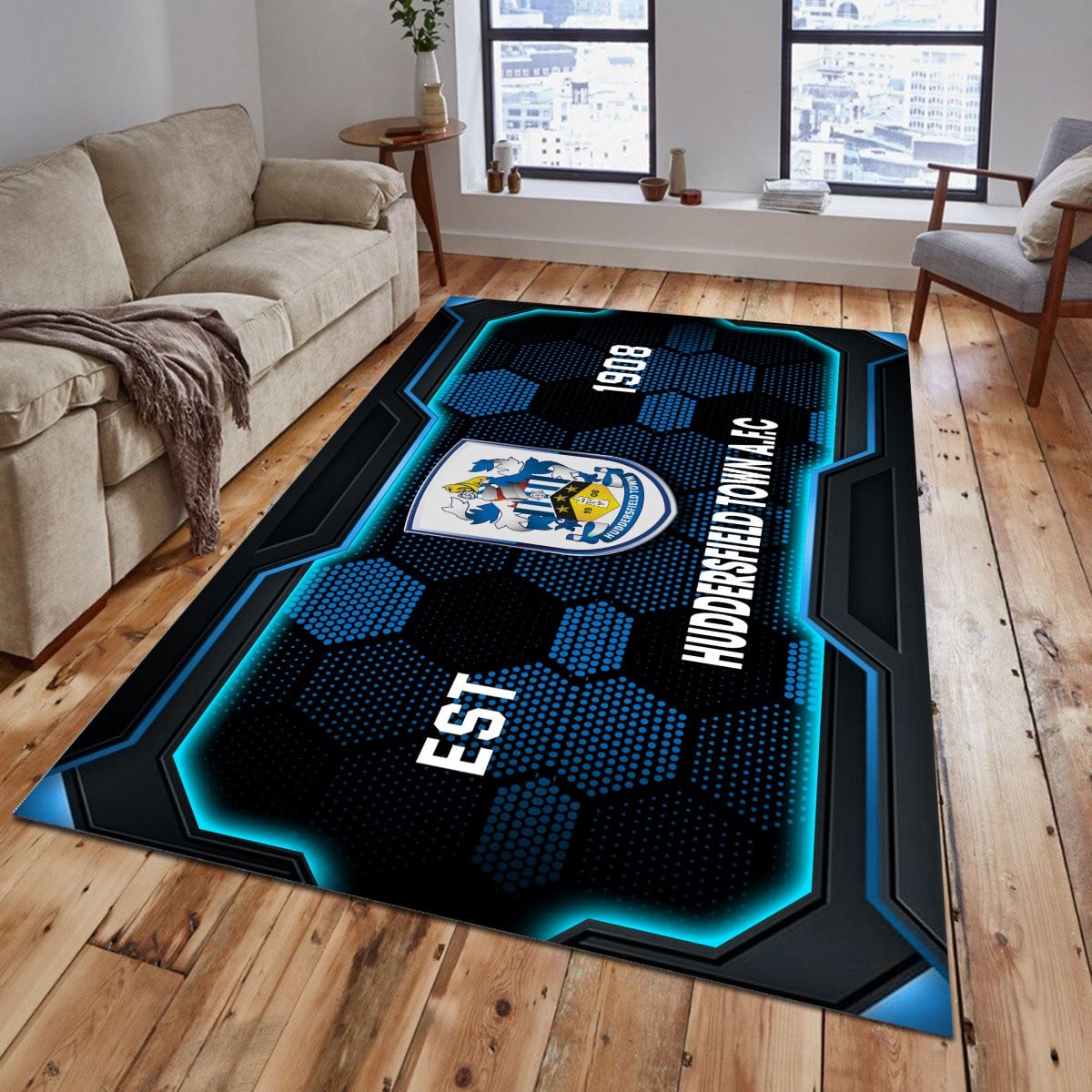 Huddersfield Town Rug - EFL Championship Rug 2