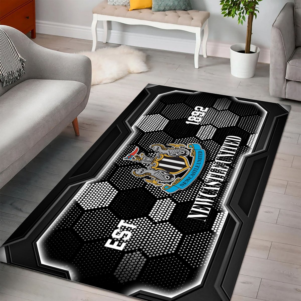 Newcastle United Rug - Premier League Rug 2 2