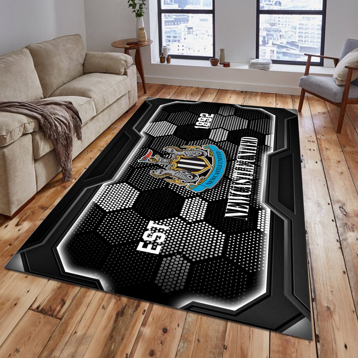 Newcastle United Rug - Premier League Rug 2