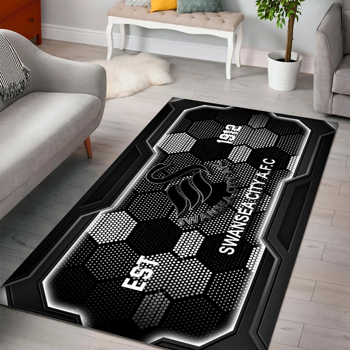 Swansea City Rug - EFL Championship Rug 2 2