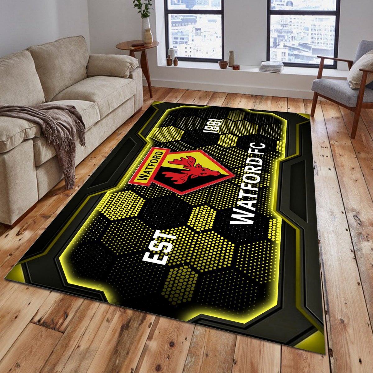 Watford Rug - EFL Championship Rug 2