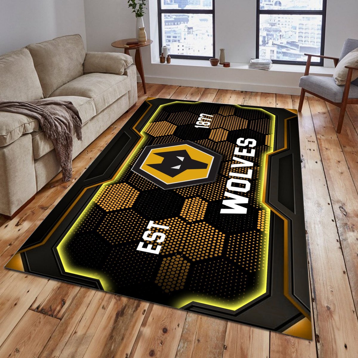Wolverhampton Wanderers Rug - Premier League Rug 2