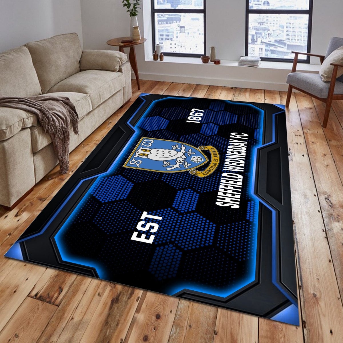 Sheffield Wednesday Rug - EFL Championship Rug 2