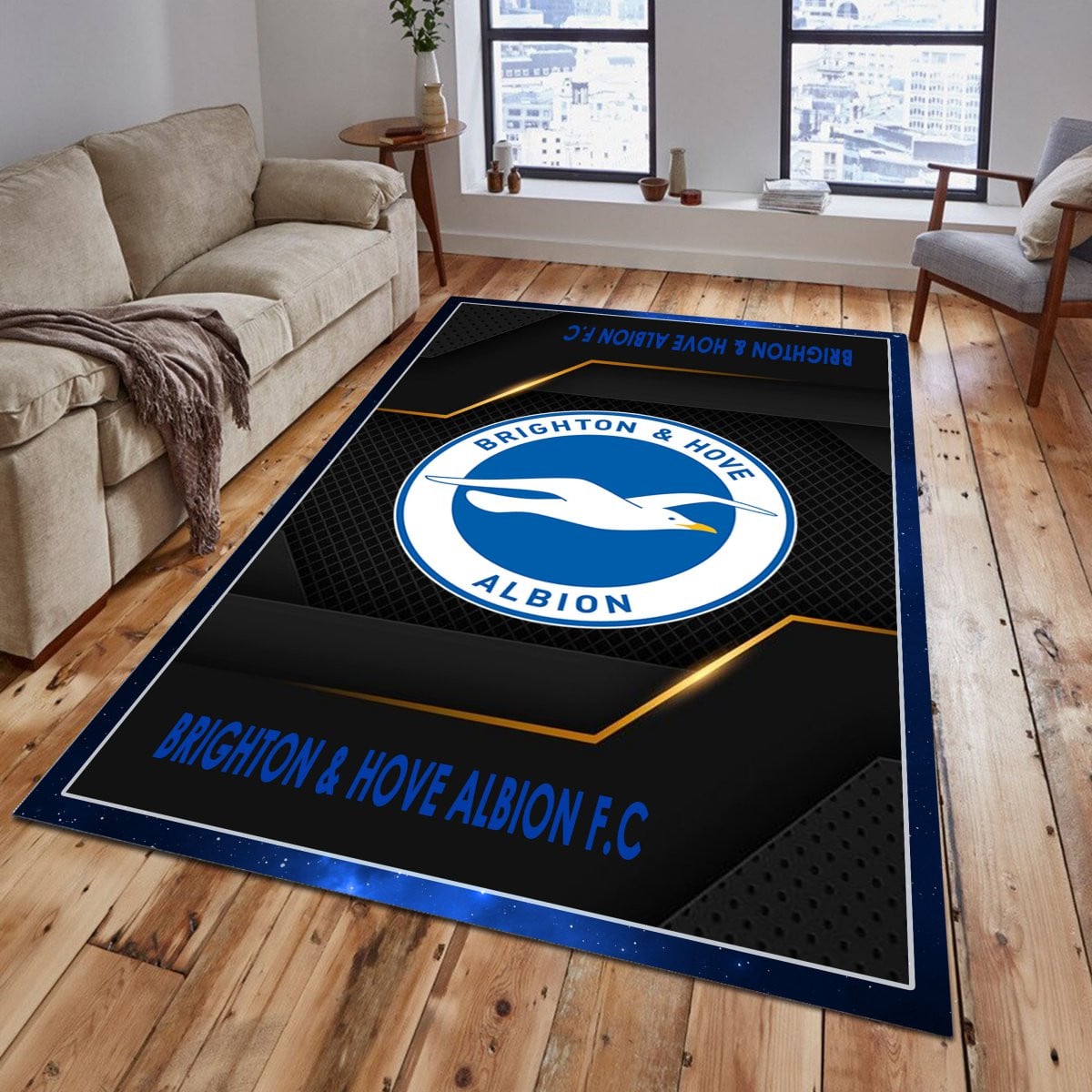 Brighton & Hove Albion Rug - Premier League Rug 1