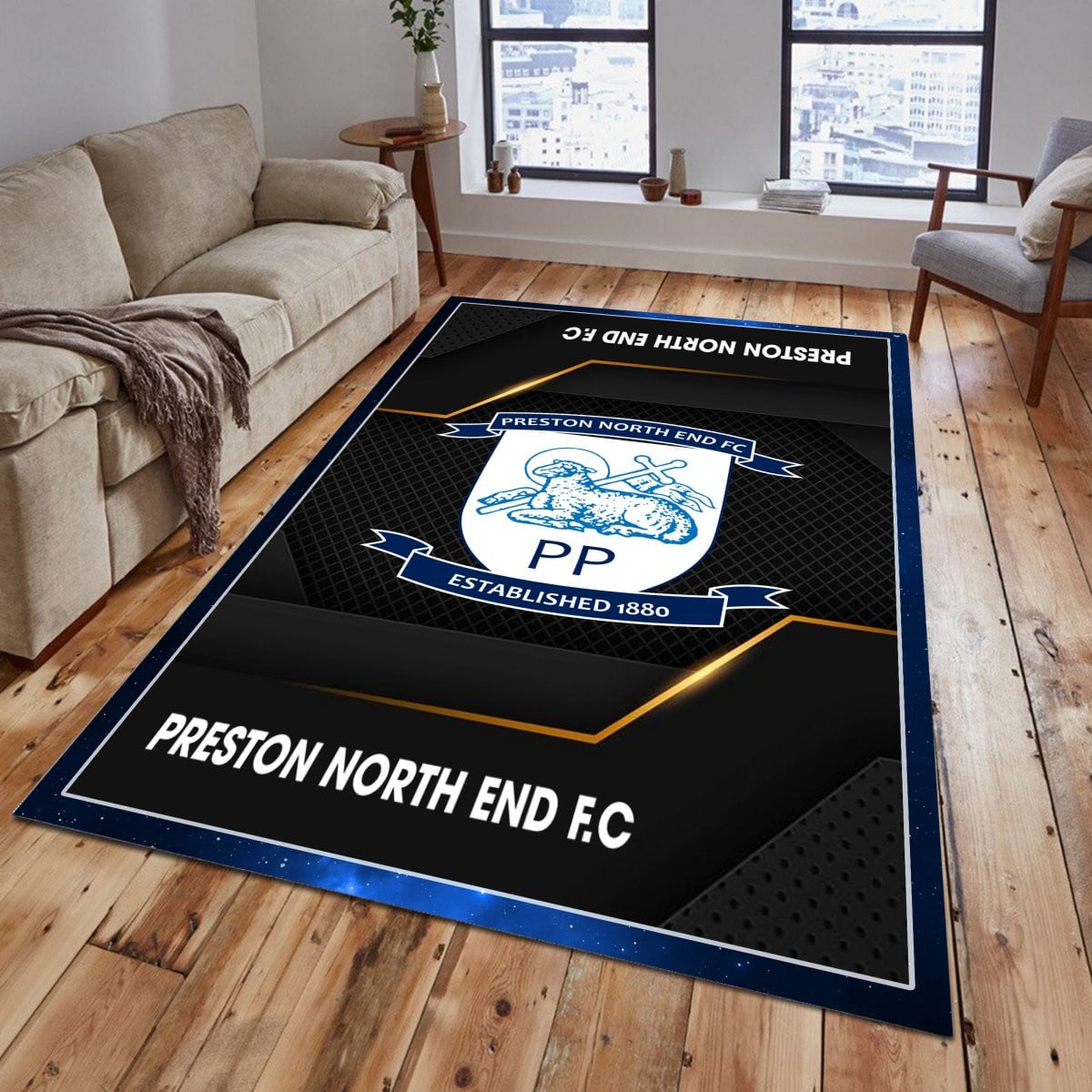 Preston North End Rug - EFL Championship Rug 1