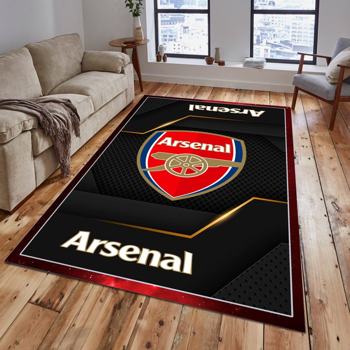 Arsenal Rug - Premier League Rug 1