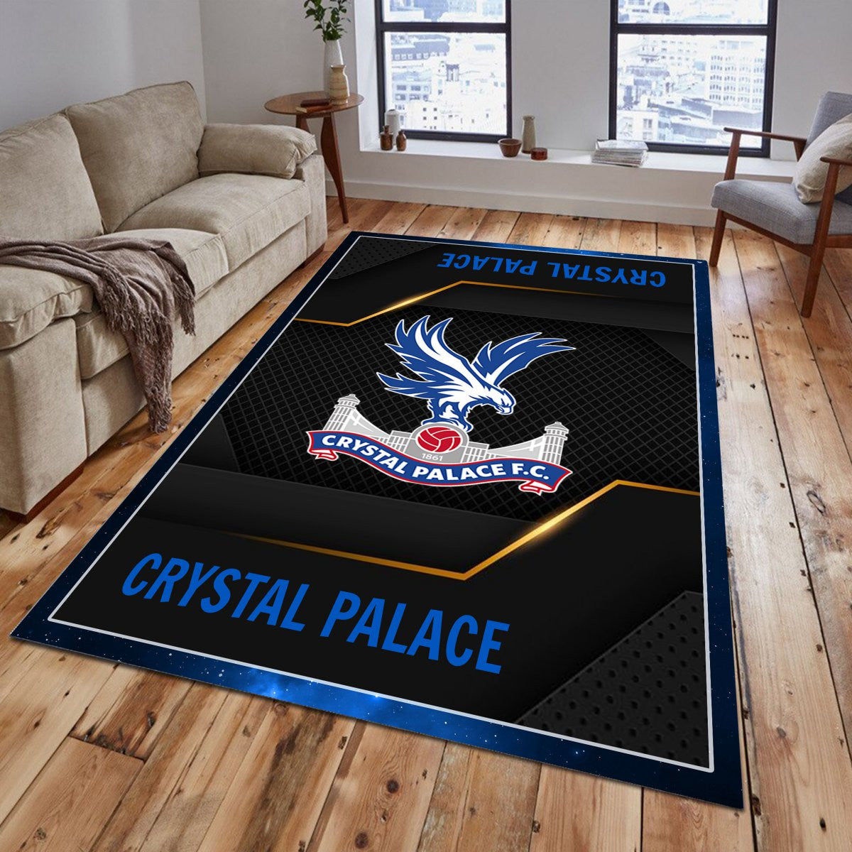 Crystal Palace Rug - Premier League Rug 1
