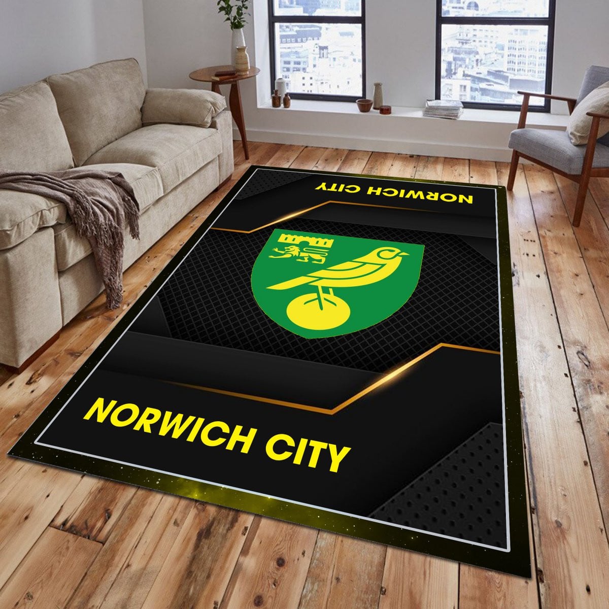 Norwich City Rug - EFL Championship Rug 1