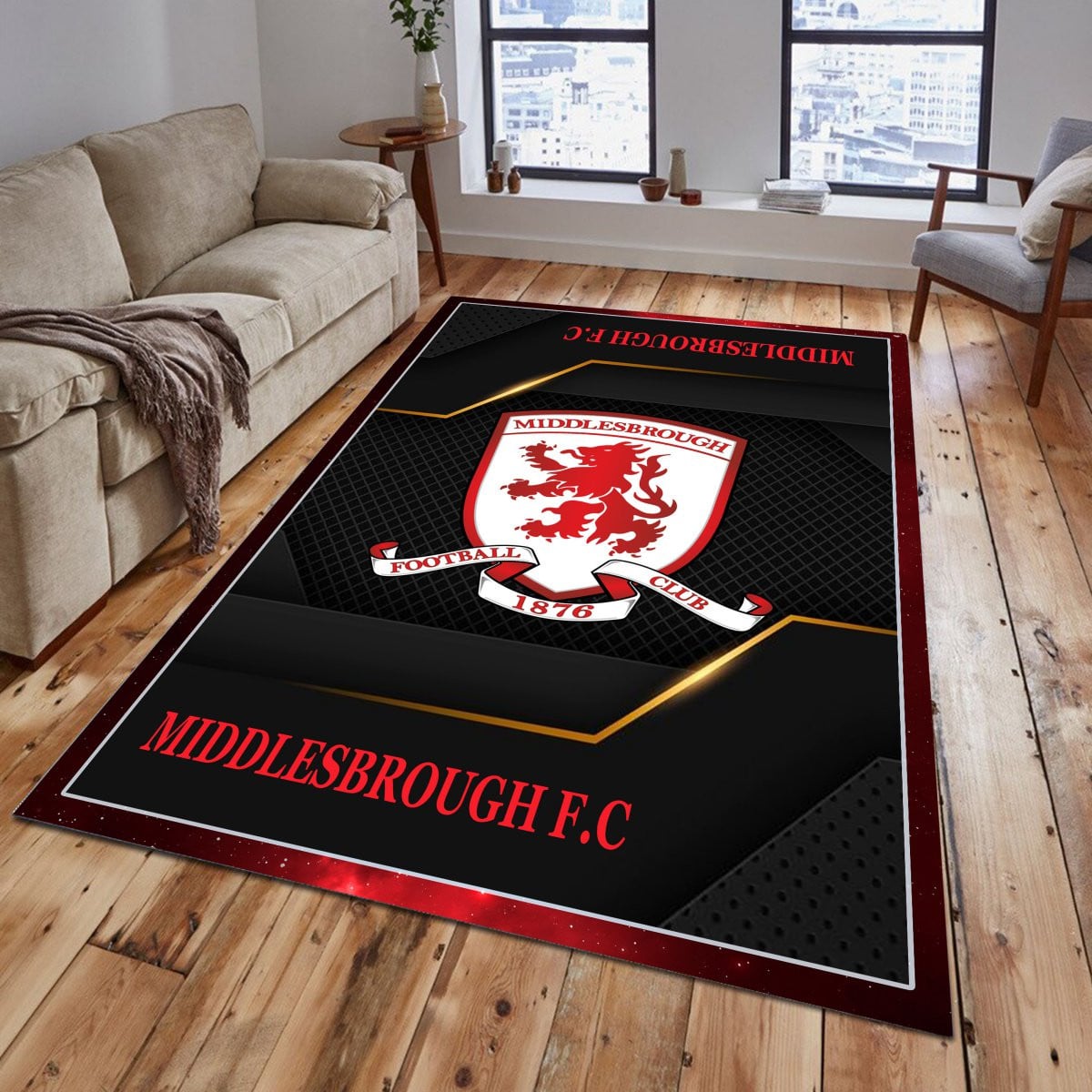 Middlesbrough Rug - EFL Championship Rug 1