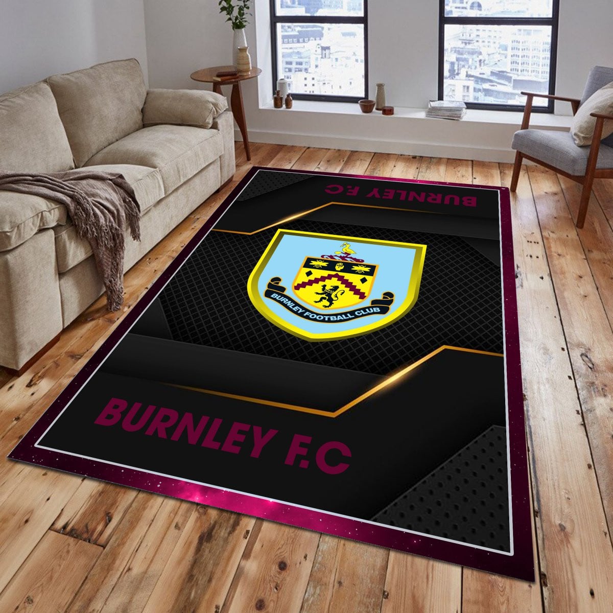 Burnley Rug - Premier League Rug 1
