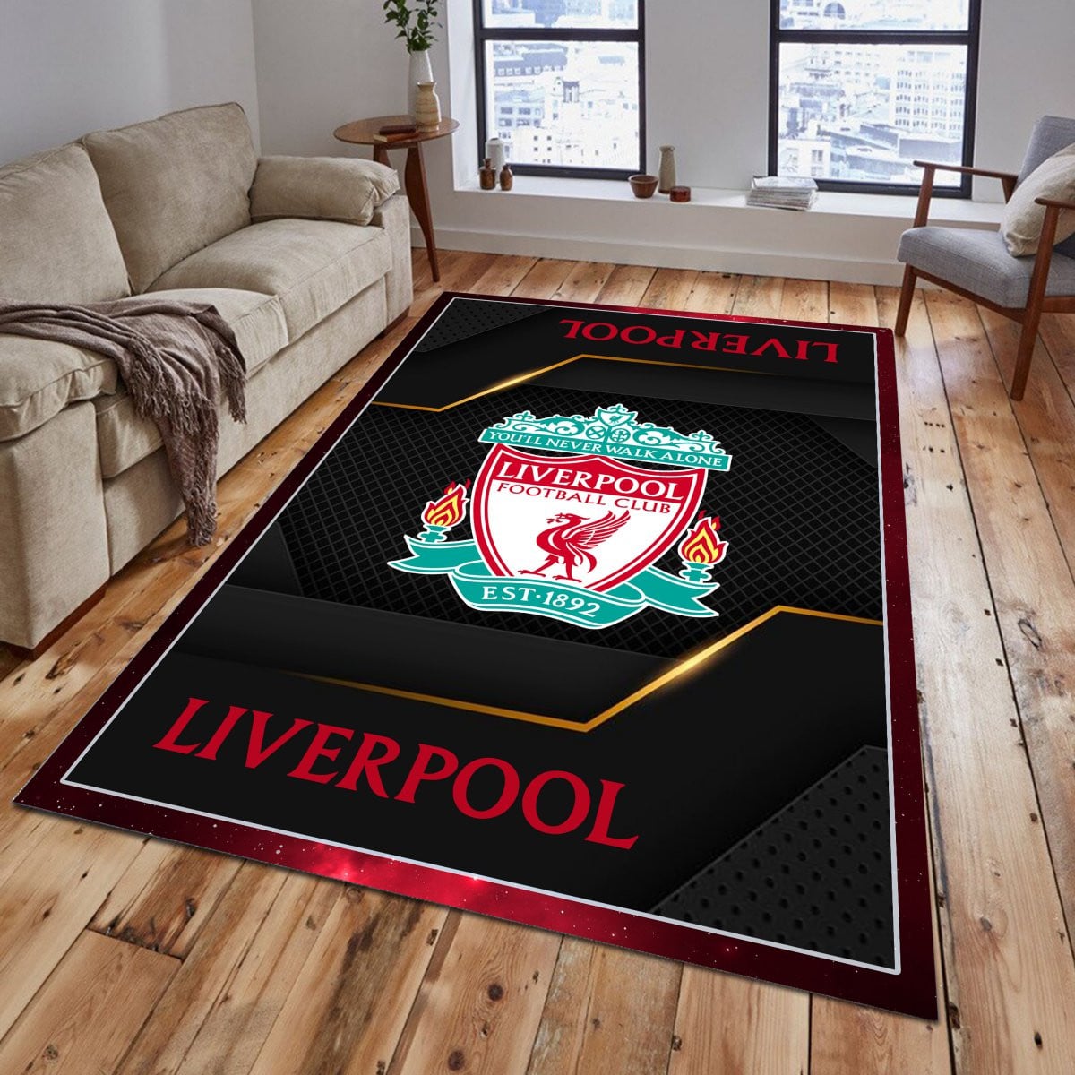 Liverpool Rug - Premier League Rug 1