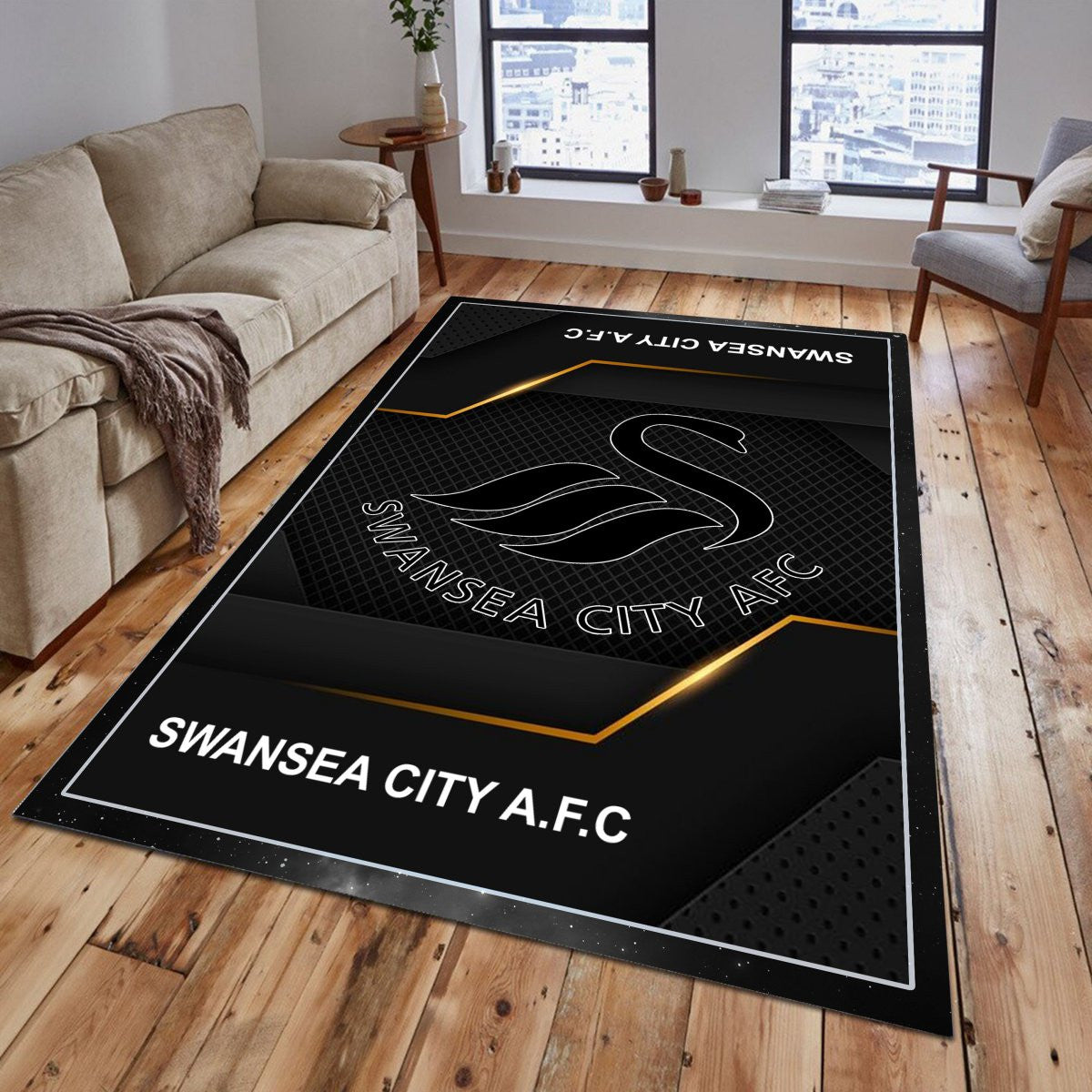 Swansea City Rug - EFL Championship Rug 1