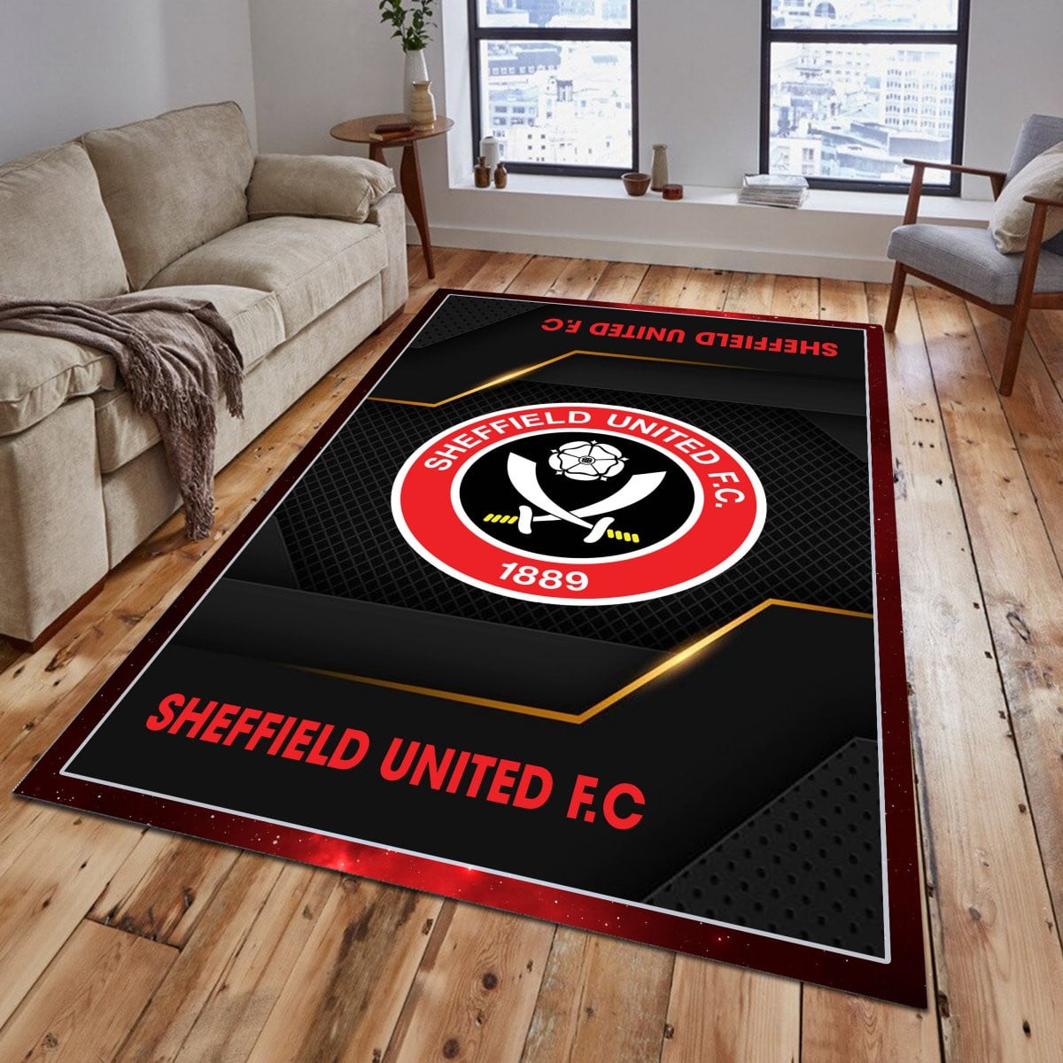 Sheffield United Rug - Premier League Rug 1