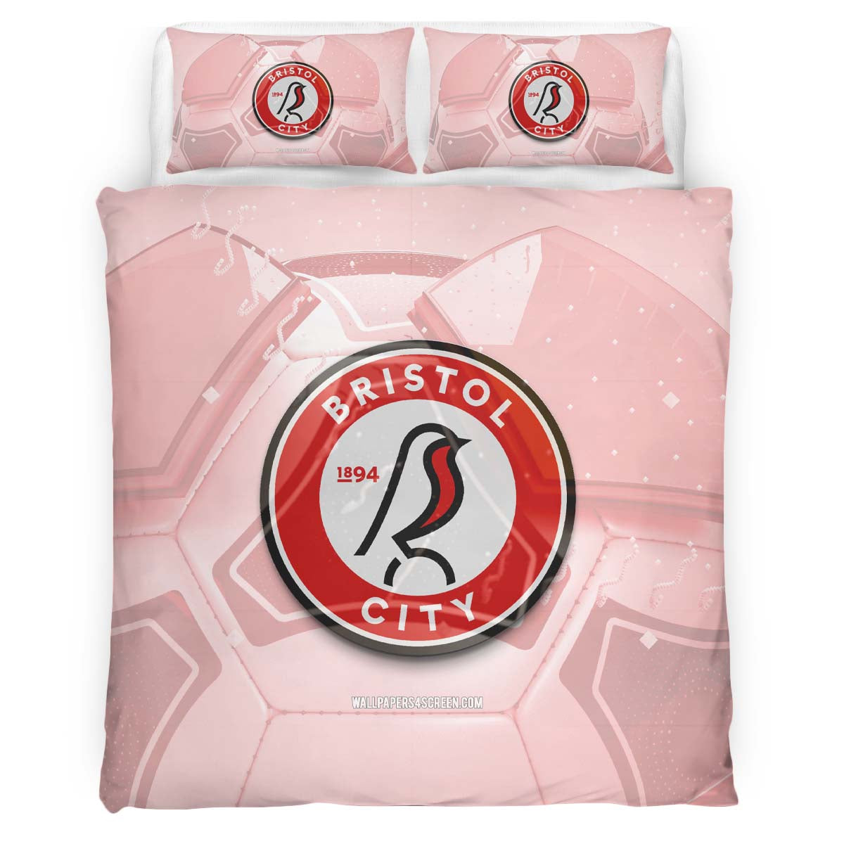 Bristol City Football Club EFL Championship BCFC 06 Duvet Cover Set 2