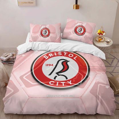 Bristol City Football Club EFL Championship BCFC 06 Duvet Cover Set