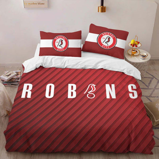 Bristol City Football Club EFL Championship BCFC 14 Duvet Cover Set