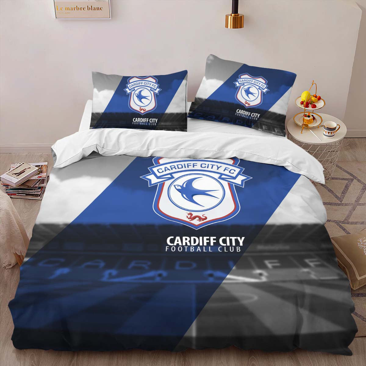 Cardiff City Football Club 01 Duvet Cover Set