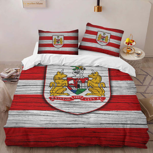 Bristol City Football Club EFL Championship BCFC 10 Duvet Cover Set