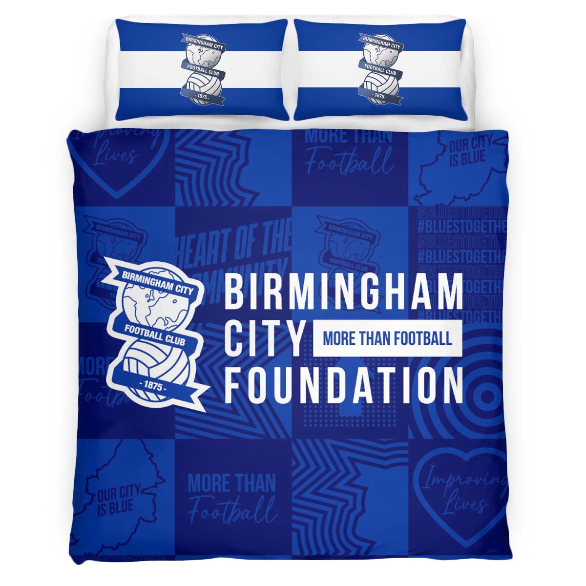 Birmingham City Football Club EFL Championship BCFC 06 Duvet Cover Set 2