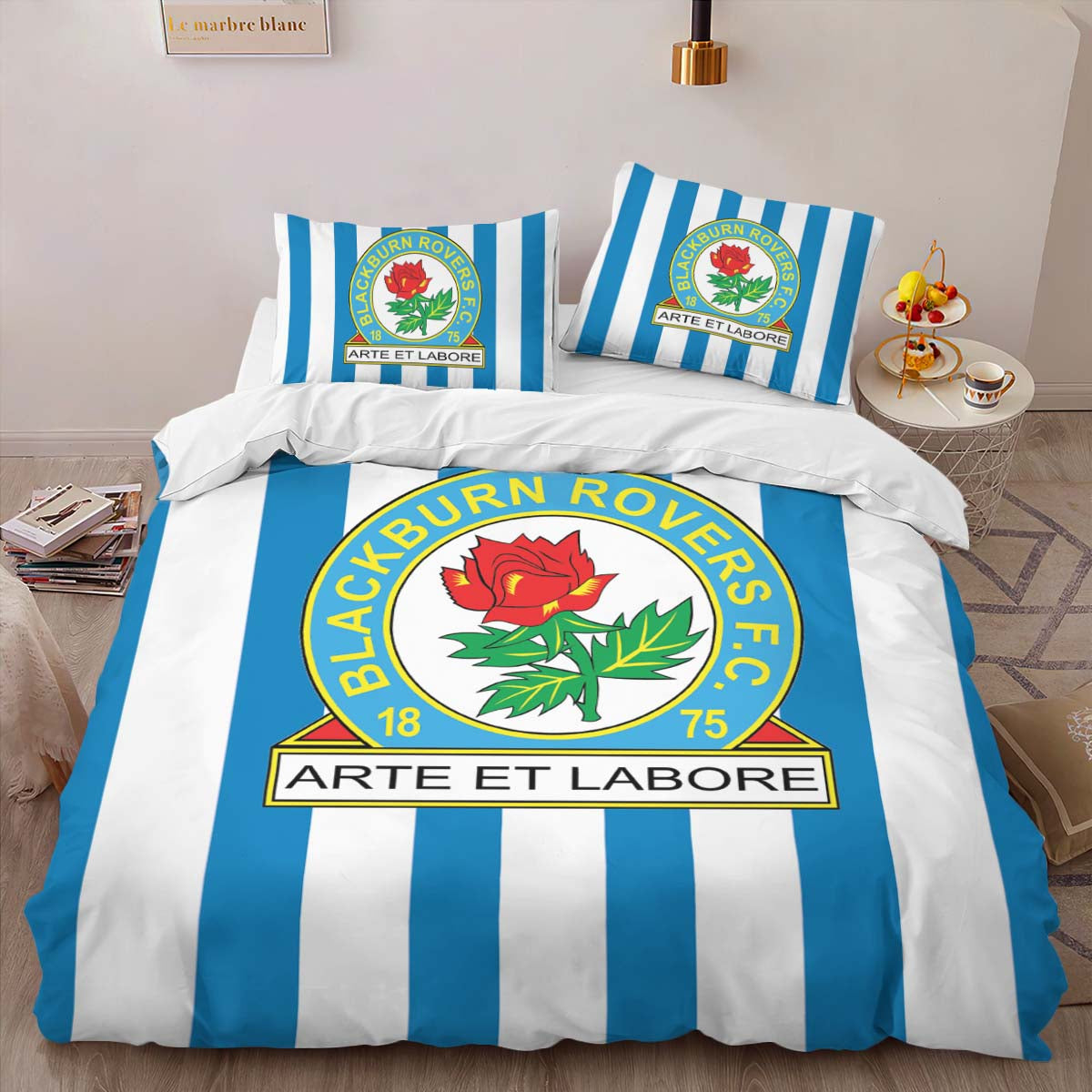 Blackburn Rovers Football Club EFL Championship BRFC 10 Duvet Cover Set
