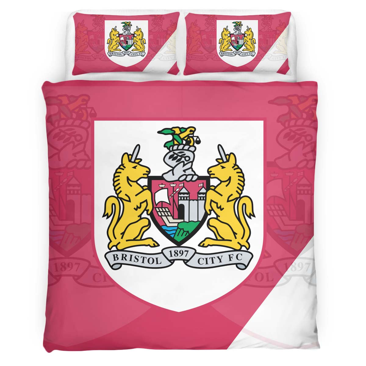 Bristol City Football Club EFL Championship BCFC 04 Duvet Cover Set 2