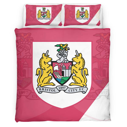 Bristol City Football Club EFL Championship BCFC 04 Duvet Cover Set 2
