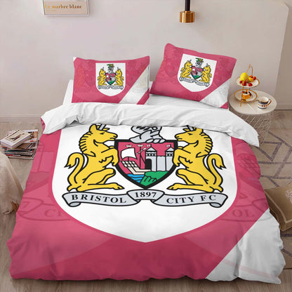 Bristol City Football Club EFL Championship BCFC 04 Duvet Cover Set