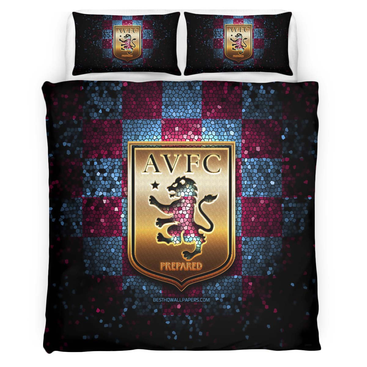 Aston Villa Football Club 1874 AVFC 03 Duvet Cover Set 2