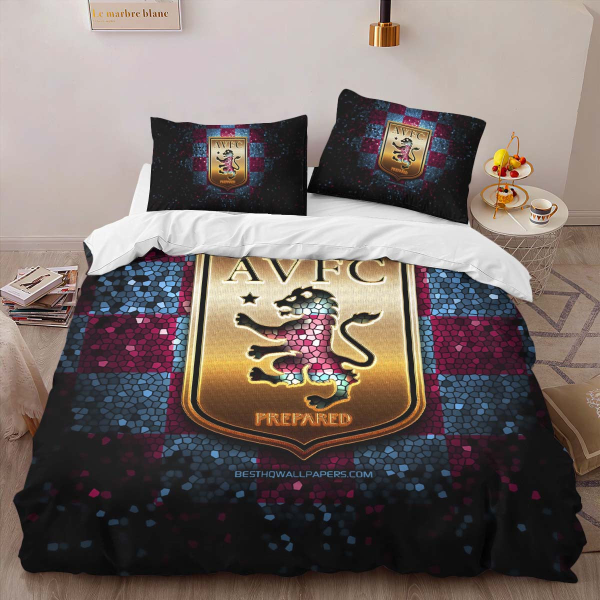 Aston Villa Football Club 1874 AVFC 03 Duvet Cover Set