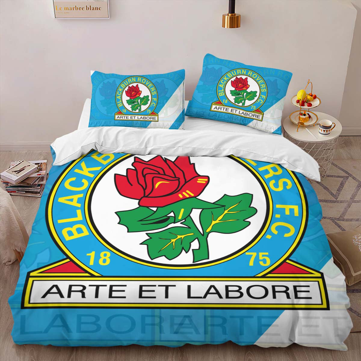 Blackburn Rovers Football Club EFL Championship BRFC 01 Duvet Cover Set