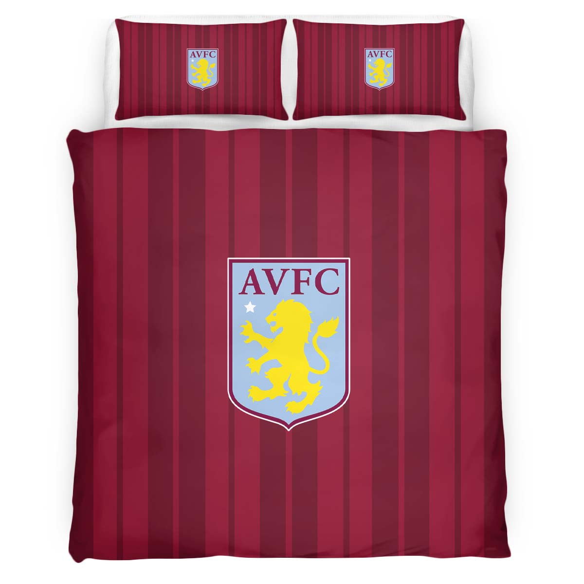 Aston Villa Football Club 1874 AVFC 07 Duvet Cover Set 2