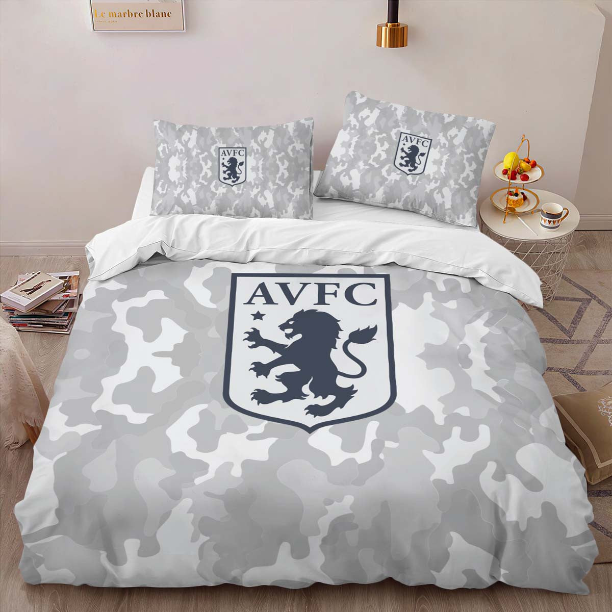 Aston Villa Football Club 1874 AVFC 09 Duvet Cover Set