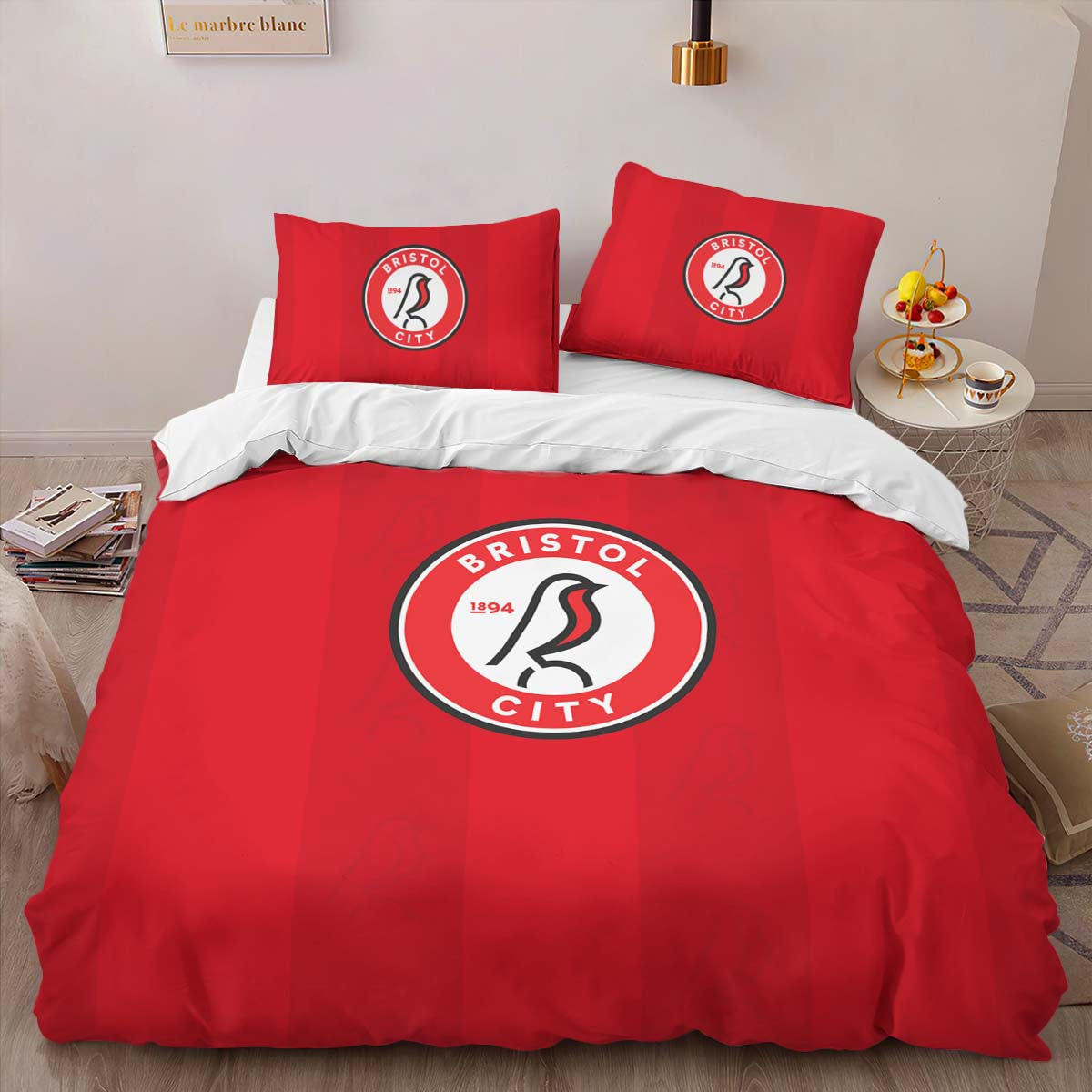 Bristol City Football Club EFL Championship BCFC 01 Duvet Cover Set