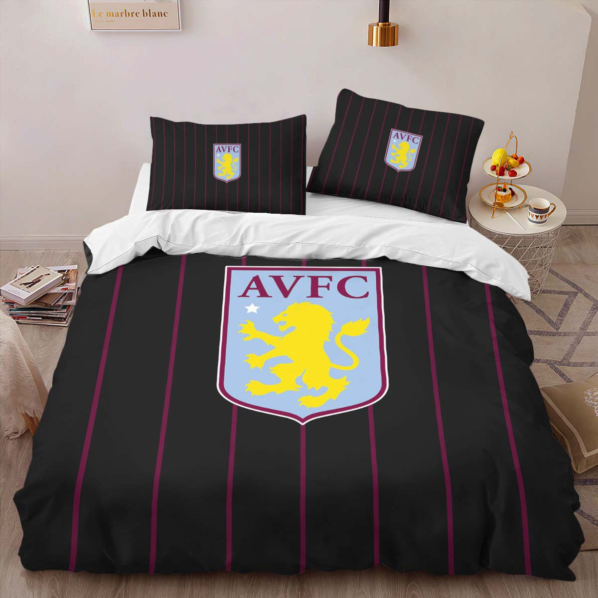 Aston Villa Football Club 1874 AVFC 06 Duvet Cover Set