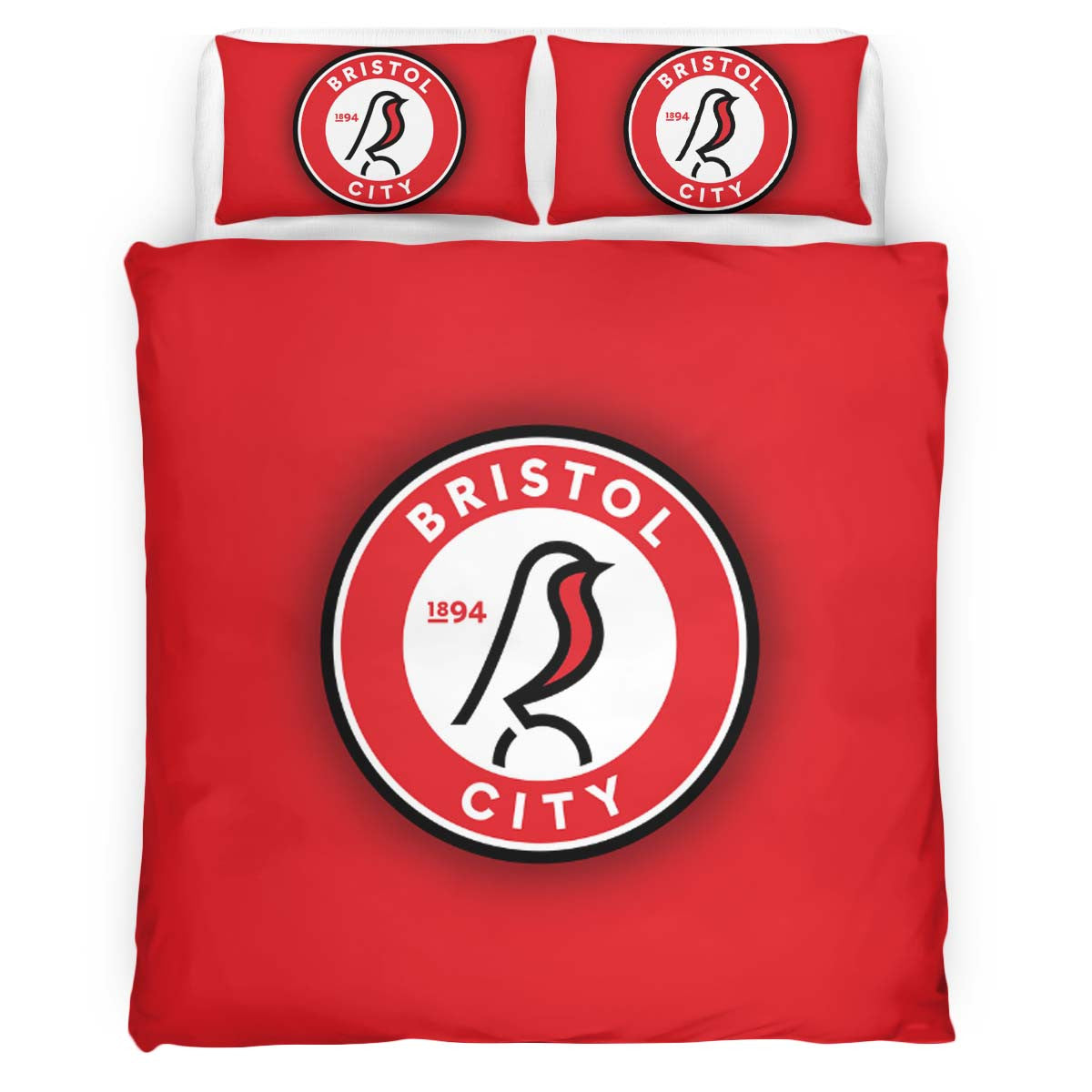 Bristol City Football Club EFL Championship BCFC 07 Duvet Cover Set 2