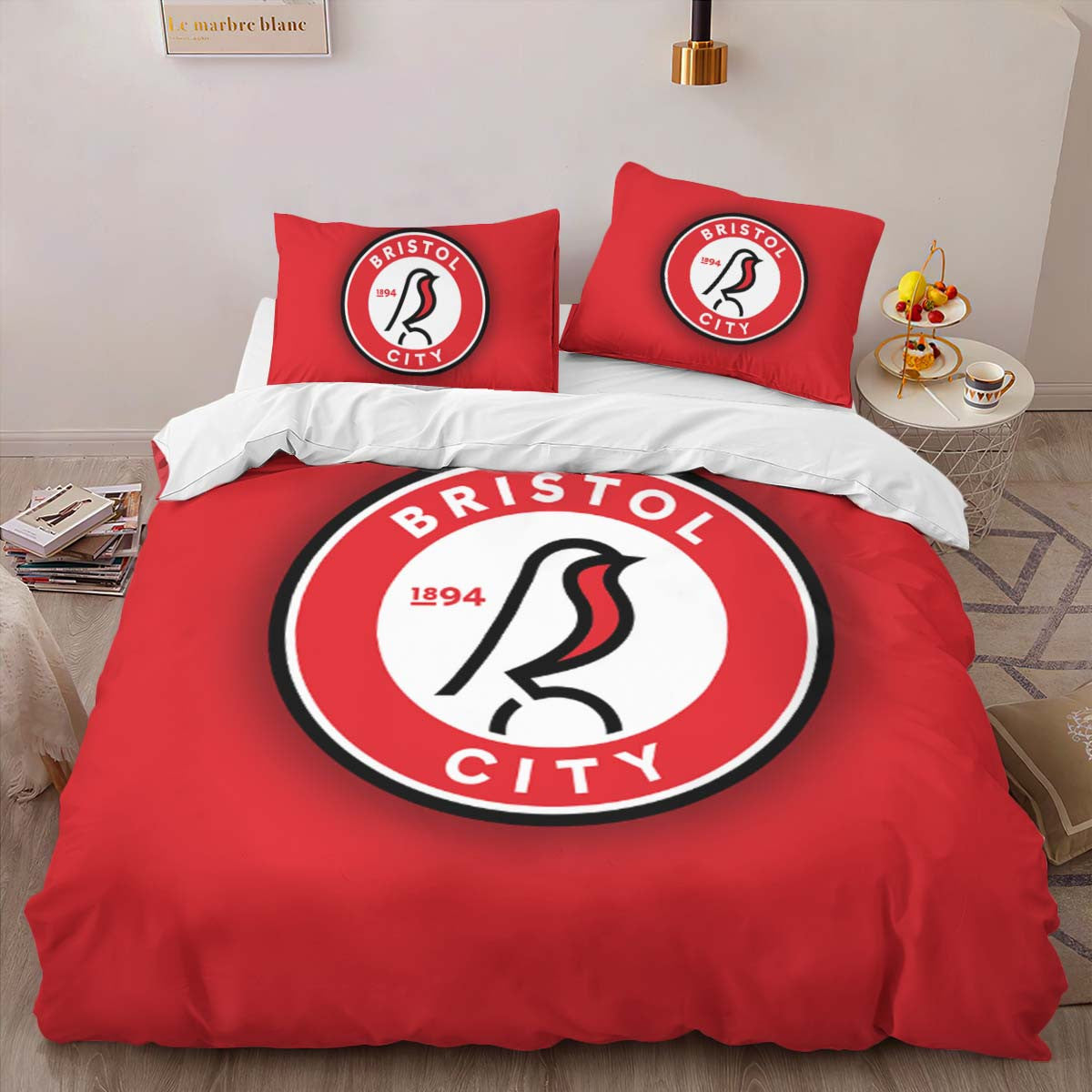 Bristol City Football Club EFL Championship BCFC 07 Duvet Cover Set