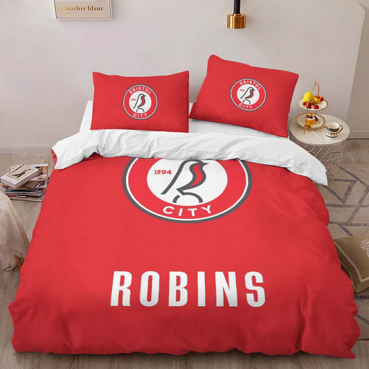 Bristol City Football Club EFL Championship BCFC 17 Duvet Cover Set