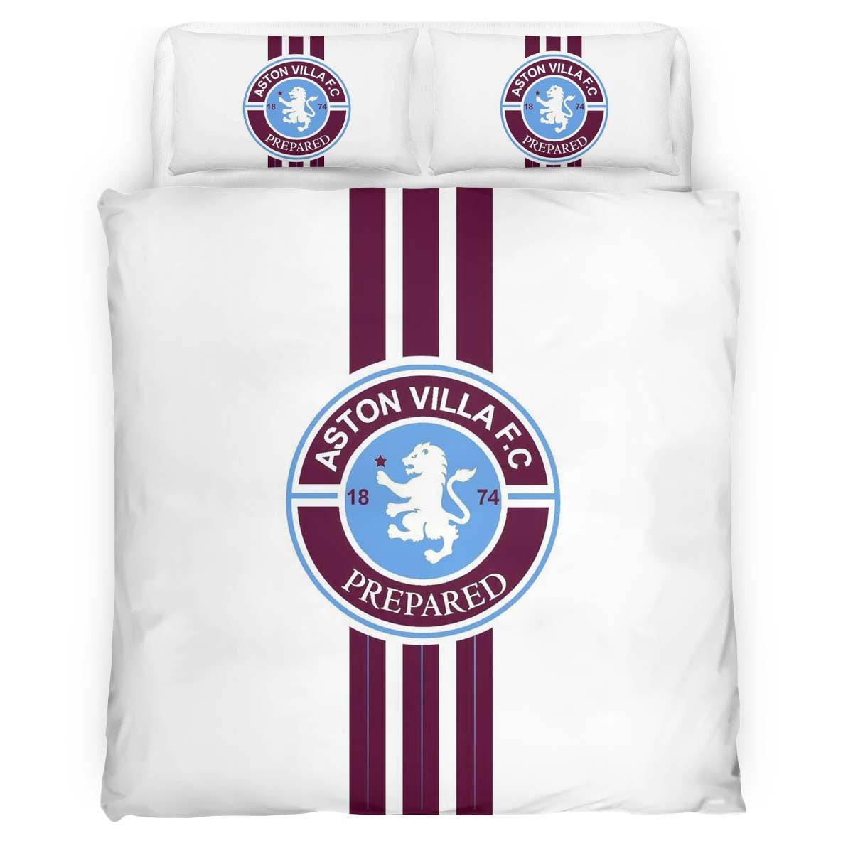 Aston Villa Football Club 1874 AVFC 10 Duvet Cover Set 2