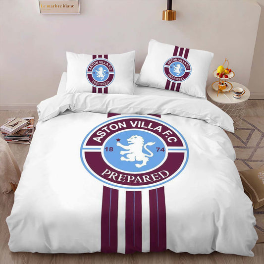 Aston Villa Football Club 1874 AVFC 10 Duvet Cover Set