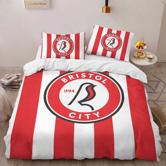 Bristol City Football Club EFL Championship BCFC 15 Duvet Cover Set