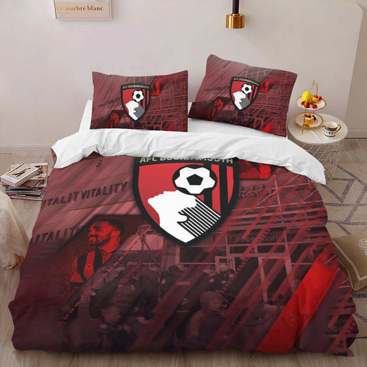 AFC Bournemouth Football Club AFCB 01 Duvet Cover Set