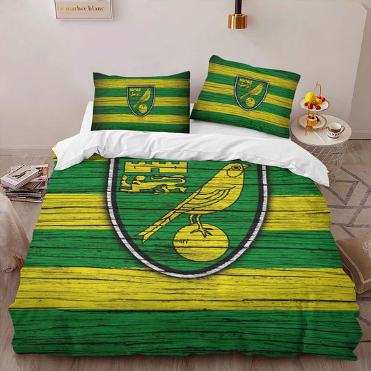 Norwich City Football Club NCFC 14 Duvet Cover Set