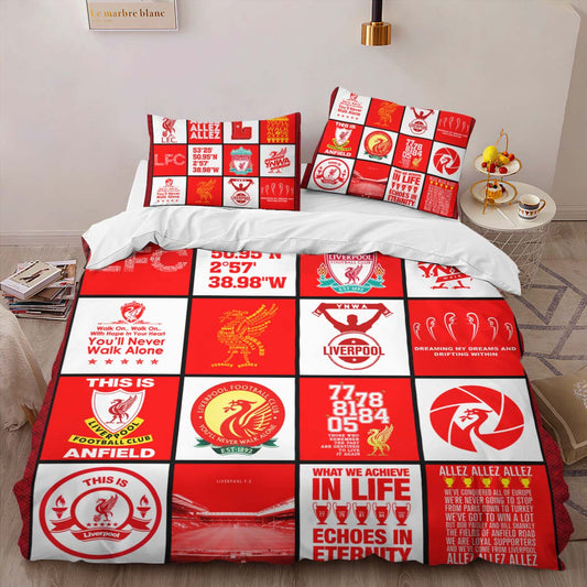 Liverpool Football Club LFC 37 Duvet Cover Set