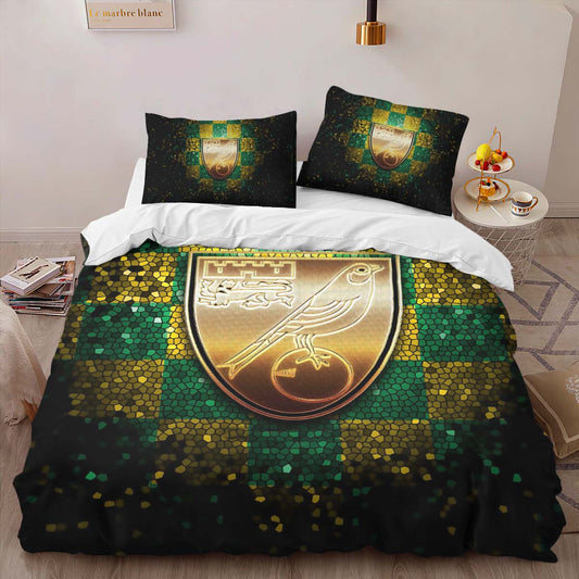 Norwich City Football Club NCFC 13 Duvet Cover Set