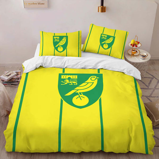 Norwich City Football Club NCFC 01 Duvet Cover Set