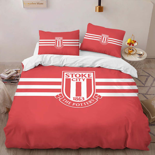 Stoke City Football Club SCFC 17 Duvet Cover Set