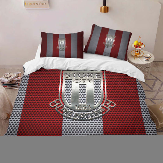 Stoke City Football Club SCFC 13 Duvet Cover Set