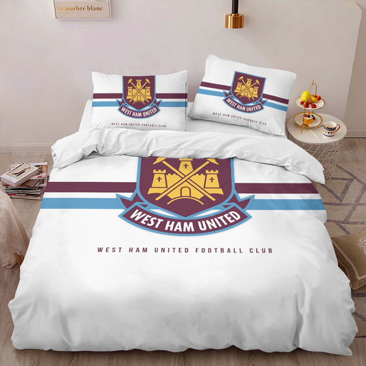 West Ham United Football Club WHUFC 09 Duvet Cover Set