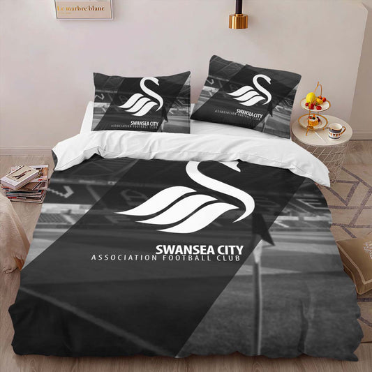 Swansea City Football Club SCFC 10 Duvet Cover Set